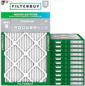 Filterbuy 14x22x1 Air Filter MERV 8 Dust & Allergy Defense (12-Pack) by Filterbuy