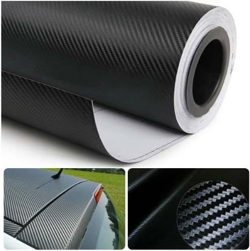 3D Carbon Fiber Film Twill Weave Vinyl Sheet Roll Wrap - Image 3
