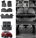 Floor Mats for 2020-2026 Ford Explorer Accessories 7 Seats Set by Houclemic
