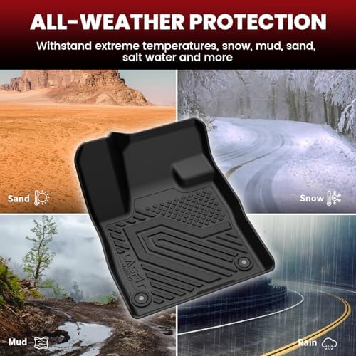 LASFIT All Weather Floor Mats for Lincoln Nautilus 2026 2025 2024 - Image 2