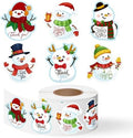 500 Pcs Christmas Snowman Thank You Stickers Roll Xmas Winter Holiday Adhesive Labels Tags for Supporting My Small Business Envelope Seals Shop Cards Handmade Crafts Party Favors Gift Packing Wrapping by Kirako