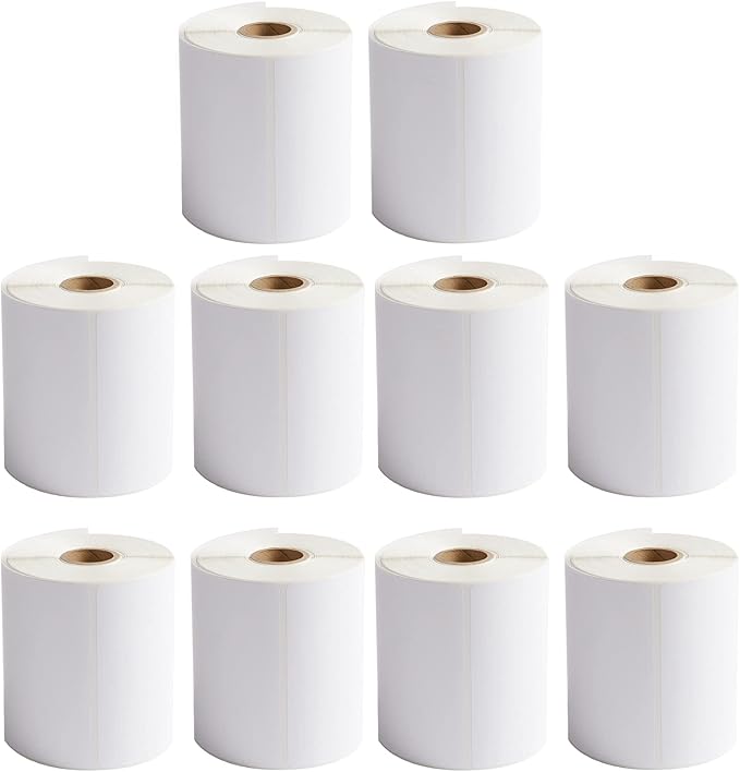 FungLam 10 Rolls 4"x6" Direct Thermal Printer Label, Shipping Labels Compatible by FungLam