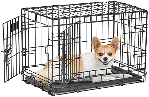 LifeStages by MidWest 22-Inch Double Door Crate, XS Breeds, Up to 15 lbs by MidWestHomesForPets