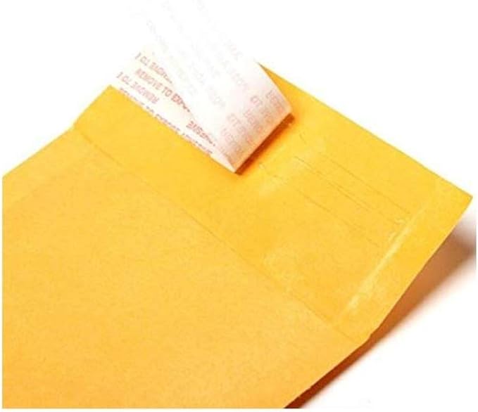 Secure Seal #0 6x10 Kraft Padded Bubble Mailer Shipping Envelopes - Image 3