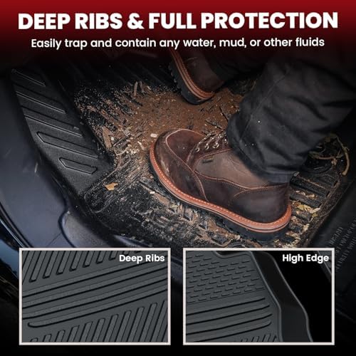 LASFIT Floor Mats & Cargo Mat with Seatback for Mercedes Benz GLS 2020-2026 - Image 5
