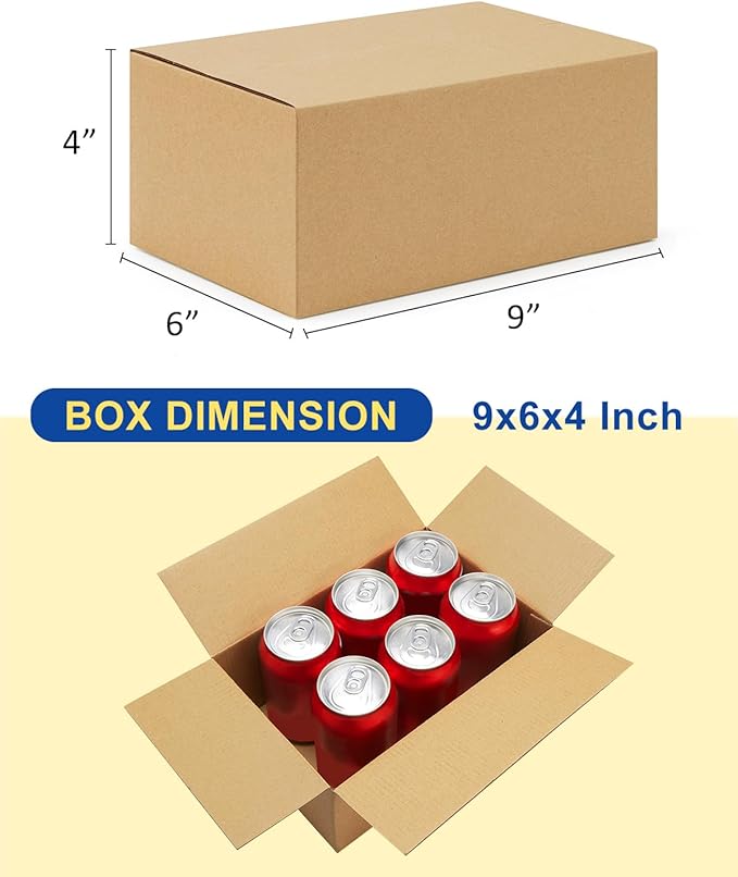 40-Pack-Small-Shipping-Boxes-9x6x4, - Image 2