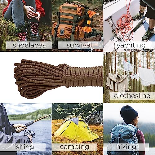 Paracord Rope 550 lb 4mm – Parachute Cord – Utility Camping Rope - Image 6