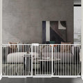 Baby Gate for Doorways Stairs Hallway 85.8-90.5 Inch Wide, Walk Through Child by FairyBaby