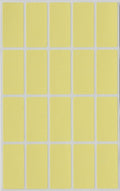 Small Rectangular Label Stickers 1.57 inch x 0.75 inch by RoyalGreen
