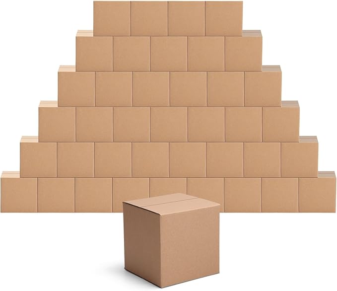 EdenseeLake 40 Pack 5x5x5 inches Shipping Boxes Small Cardboard Boxes by Edenseelake