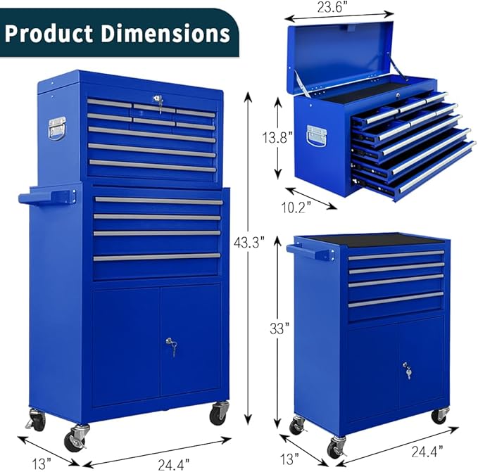 13-Drawer Rolling Tool Chest - Image 3