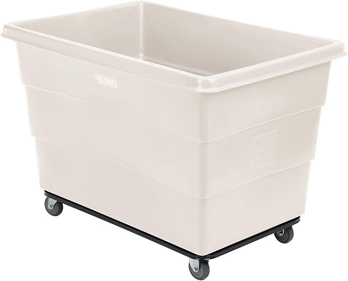 Global Industrial 20 Bushel Plastic Bulk Box Truck, Steel Chassis Base - Image 7