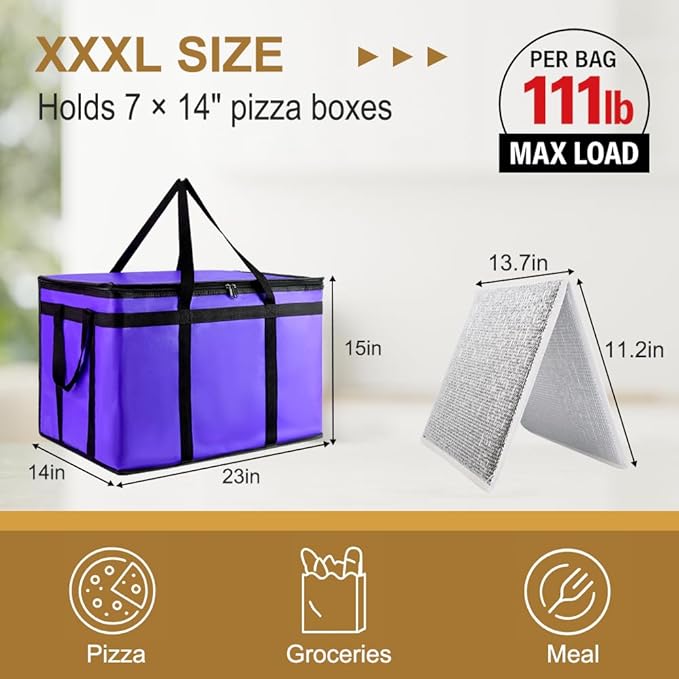 XXXL Insulated Food Delivery Bag - Image 2