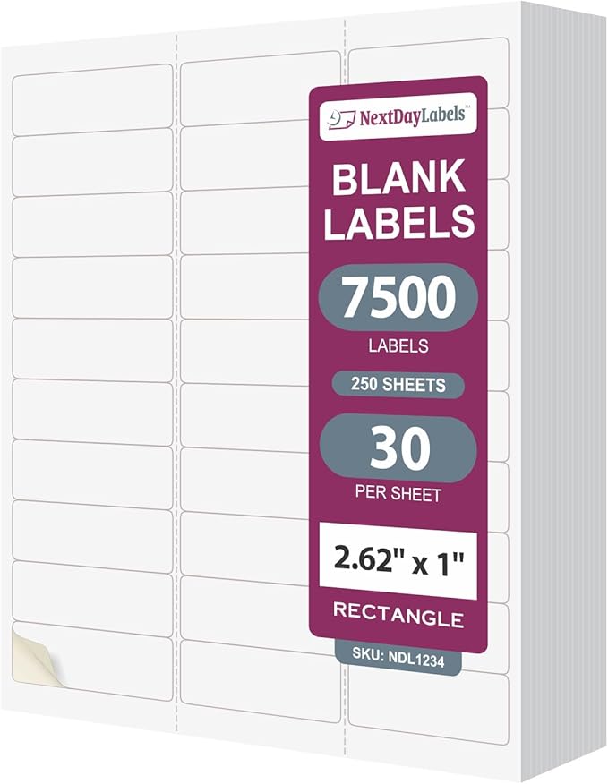 NextDayLabels - Laser/Ink Jet White Labels by NextDayLabels