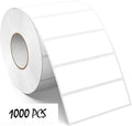 3 × 1 Inches White Rectangle Color Coding Labels 1000 PCS, Self-Adhesive by Meitaat