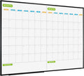 JILoffice Magnetic Dry Erase Calendar Whiteboard, 2 Month White Board Planner by JILoffice