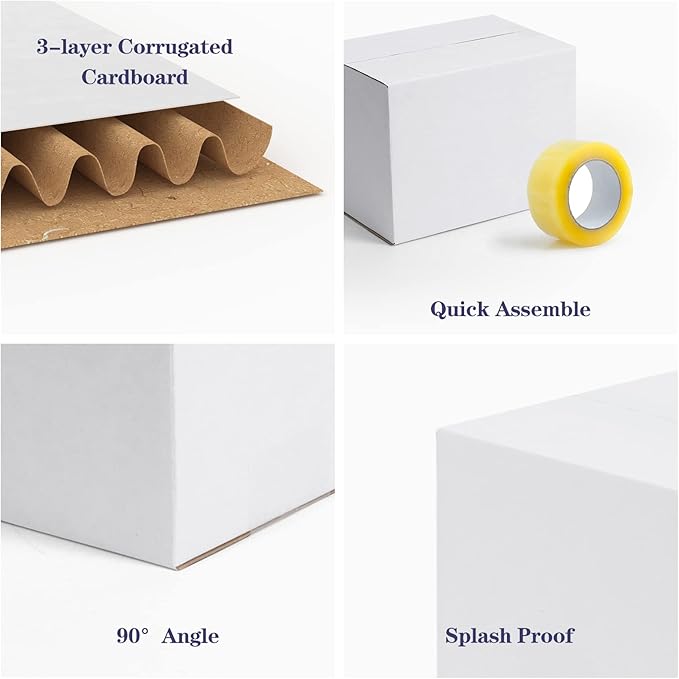 40 Pack Small Shipping Boxes 8x6x6 Inches - Image 5
