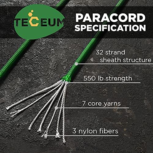 Paracord Rope 550 lb 4mm – Parachute Cord – Utility Camping Rope - Image 2
