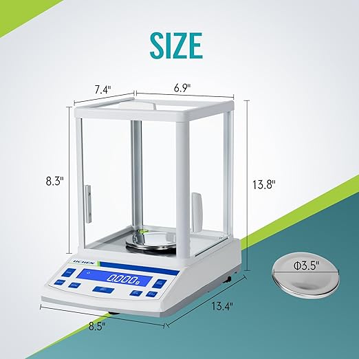 LICHEN Lab Scale High Precision Scale Laboratory 0.001gx300g Accuracy Digital - Image 6