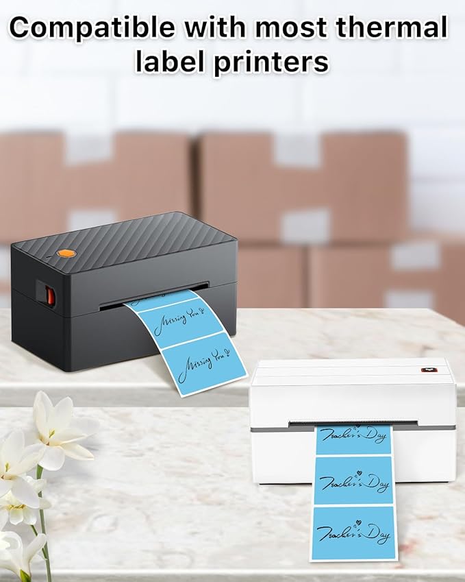 iEager 3" x 2" Thermal Labels, Rectangle Thermal Printer Stickers, - Image 5