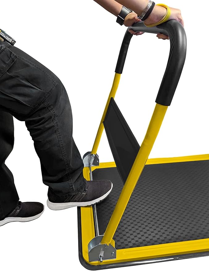 Heavy Duty Foldable Push Cart Dolly | 660 lbs. Capacity | Upgraded Collapsible - Image 7