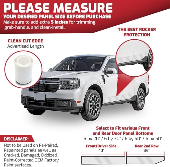6"x60" Clear Paint Protection Film - Image 7