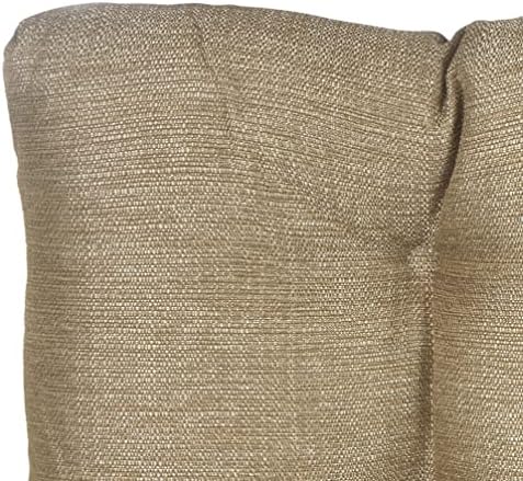 Klear Vu The Gripper Non-Slip Tufted Bench Cushion for Indoor Furniture, Assembled in USA, Entryway Storage, Bay Window, Corner Nook or Piano Seat, 33 Inches, Solid Gold - Image 4