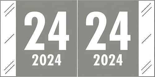 2024 Year Labels, Doctor Stuff 2024 Chart Stickers, Tabbies 11700 Style by DoctorStuff