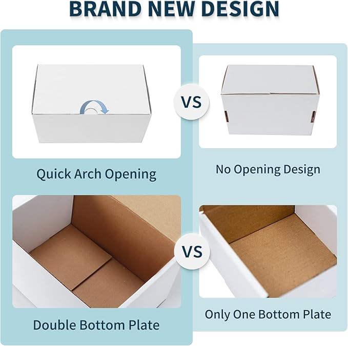 WIFTREY 11x6x6 Shipping Boxes for Small Business 20 PACK - Image 3