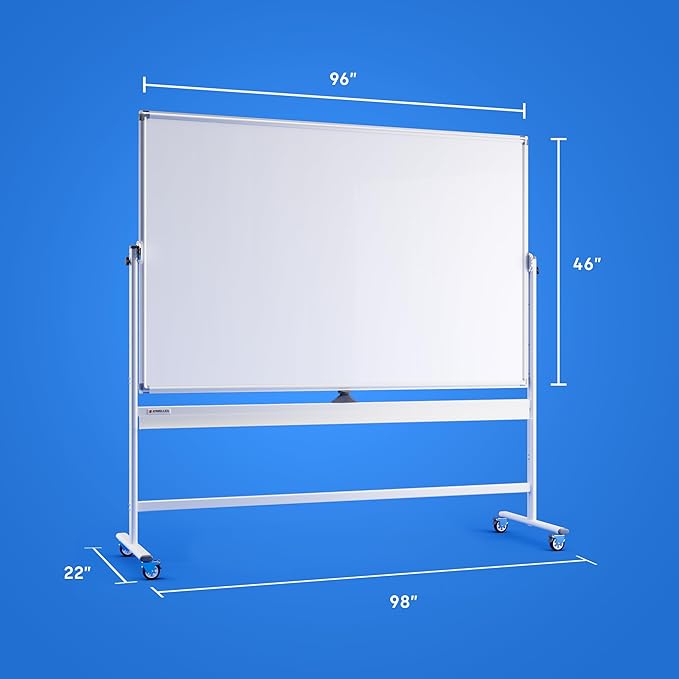 Rolling Dry Erase Board 96 x 46 - Image 9