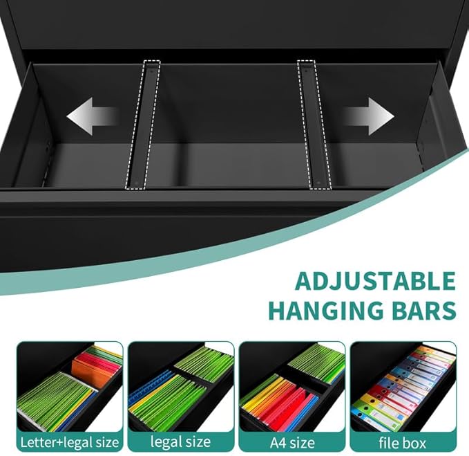 2 Drawer Lateral File Cabinet - Image 5