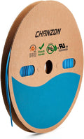 Chanzon 2:1 Ratio - 80Ft Roll - 1/24" Heat Shrink Tubing 2:1 Blue Polyolefin by Chanzon