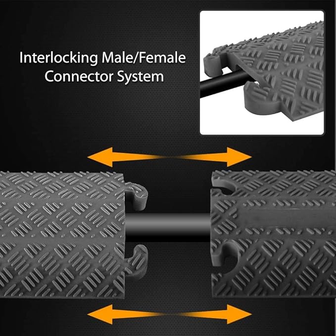 Pyle Durable Cable Protection Ramp Cover - Image 4