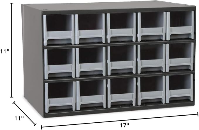Akro-Mils Steel Garage Storage Cabinet, Small Parts Organizer Metal Cabinet - Image 6