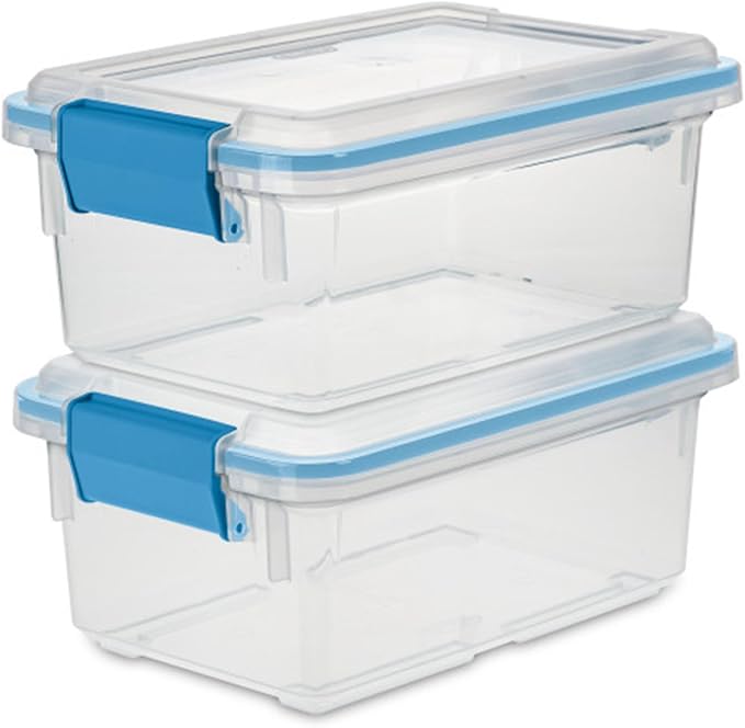 Sterilite 24-Pack Gasket Box, Weather-Resistant Storage Bins - Image 6