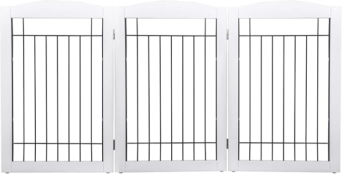 Spirich Freestanding Wire Pet Gate - Image 8