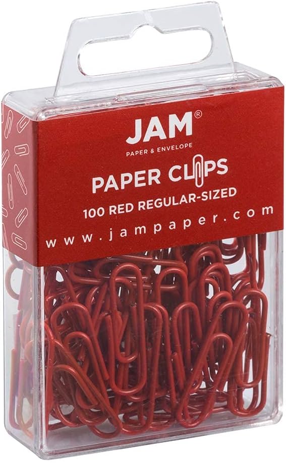 JAM PAPER Colorful Standard Paper Clips - Image 2