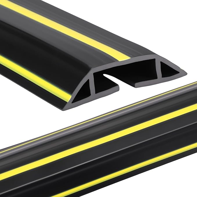 Pangda 30 FT Floor Cable Cover Heavy Duty Cord Cover Protector Power Cable by Pangda