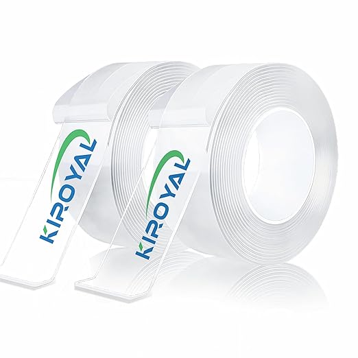 Double Sided Tape Heavy Duty, Nano Double Sided Adhesive Tape, Weatherproof by KIROYAL