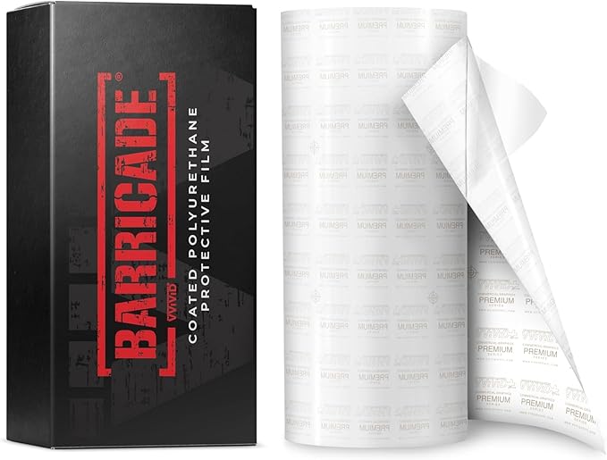 VViViD Barricade Premium 8 Year Clear Gloss Paint Protection Film by VVIVIDVINYLS