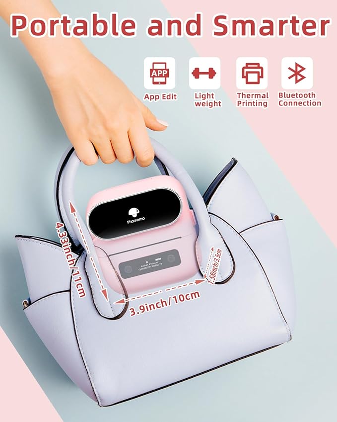 Phomemo M220 Bluetooth Label Maker Machine, Label Printer - Image 7