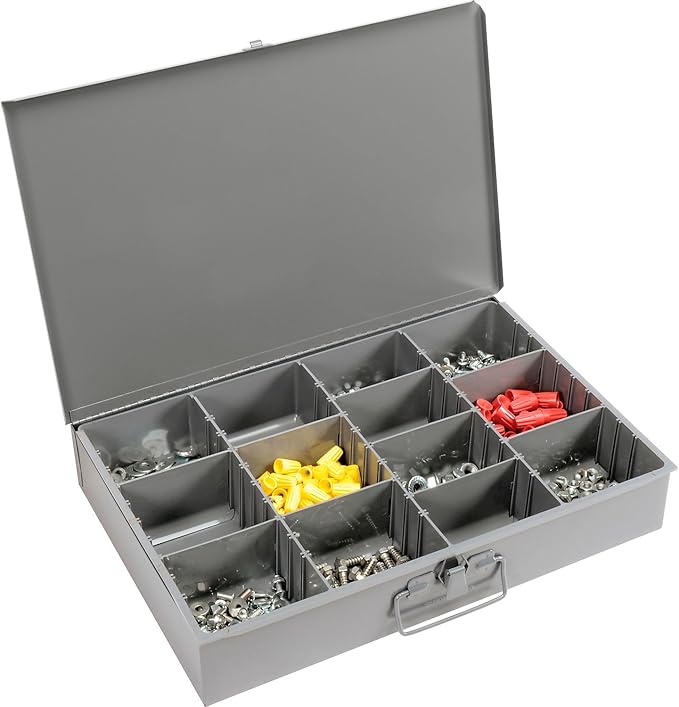 Global Industrial Durham Steel Compartment Box Rack - Image 9