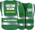 BeautyWill Custom Logo Safety Vest Class2 High Visibility Reflective Vest by BeautyWill