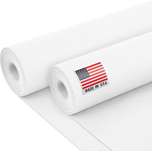 24" x 1200" White Kraft Paper Roll, 45 lbs Thickness, Made in USA Colored Kraft by Paclord
