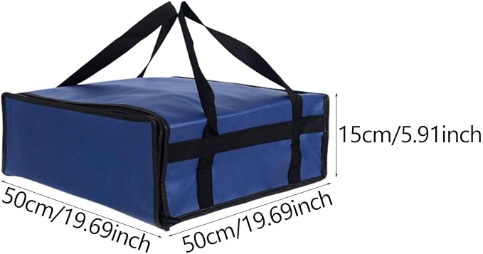 Insulated Pizza Delivery Bag for Hot and Cold Food, Reusable Thermal Carrier - Image 2