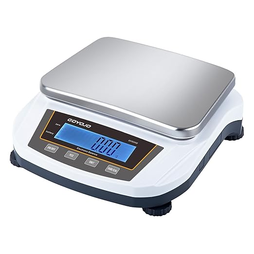 GOYOJO Digital Analytical Balance and Lab Scale, 5000g Capacity, 0.01g Precision by GOYOJO