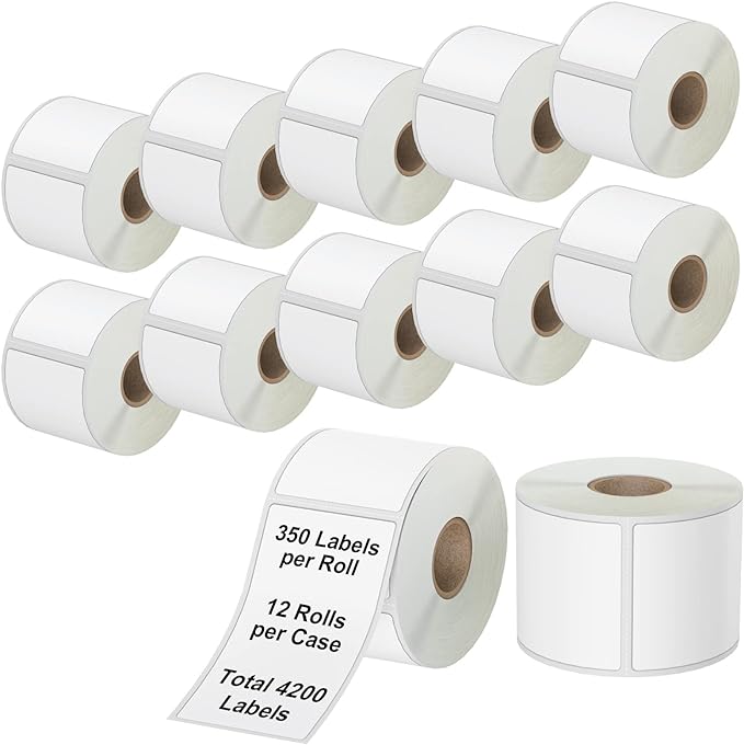 4200 Pcs 2.25" x 4" 3-Proof Direct Thermal Shipping Labels Compatible by LabelChoice