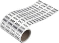 MECCANIXITY 2001 to 3000 Consecutive Number Stickers Inventory Label Black by MECCANIXITY