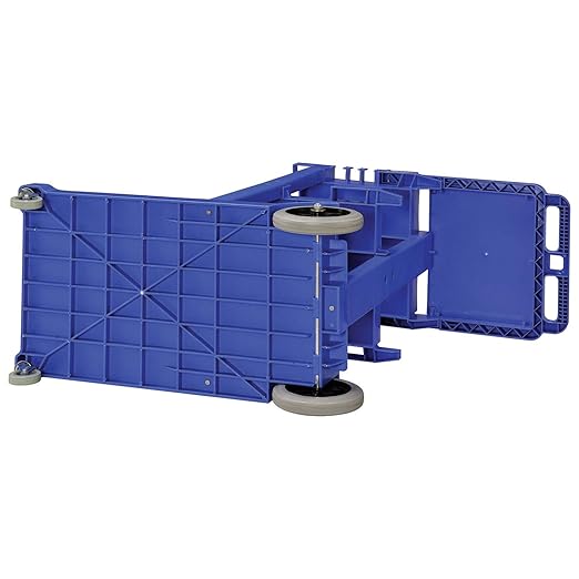 Global Industrial Janitor Cart Blue - Image 5