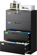 4 Drawer File Cabinet, Lateral Filing Cabinets by PEUKC